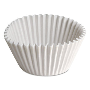 ESHFMBL35065 - Fluted Bake Cups, 1 1-2" X 1-2" X 3 1-2", White, 500-carton