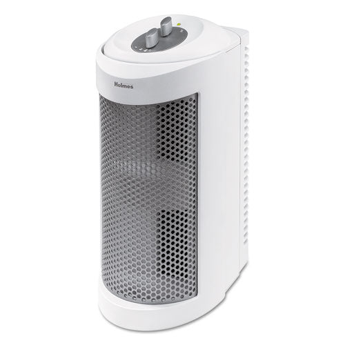 ESHLSHAP706NU - Allergen Remover Air Purifier Mini-Tower, 204 Sq Ft Room Capacity, White