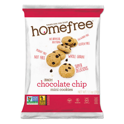 ESHMF01873 - Gluten Free Chocolate Chip Mini Cookies, 1.1 Oz Pack, 30-carton