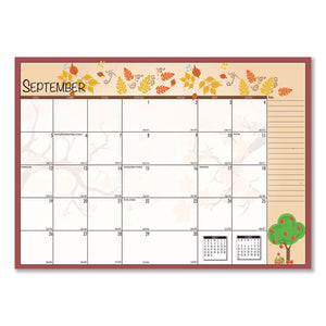 Seasonal Monthly Academic Planner, 10 X 7, Light Blue, 2020-2021