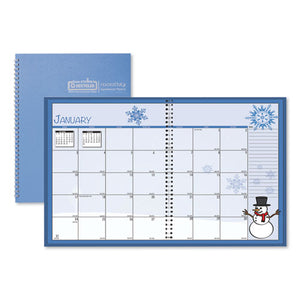 Seasonal Monthly Academic Planner, 10 X 7, Light Blue, 2020-2021