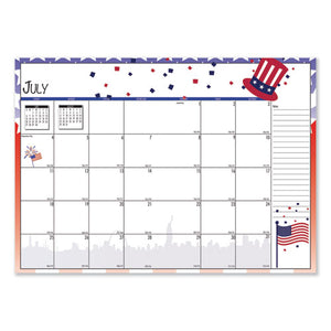 Seasonal Monthly Academic Planner, 10 X 7, Light Blue, 2020-2021