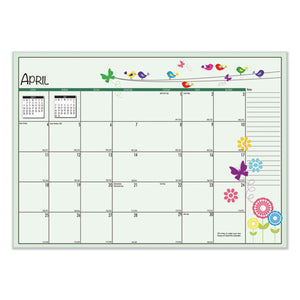 Seasonal Monthly Academic Planner, 10 X 7, Light Blue, 2020-2021