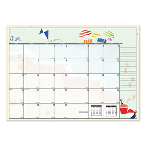 Seasonal Monthly Academic Planner, 10 X 7, Light Blue, 2020-2021