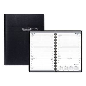 ESHOD27802 - RECYCLED WEEKLY APPOINTMENT BOOK, 30-MINUTE APPOINTMENTS, 5 X 8, BLACK, 2019