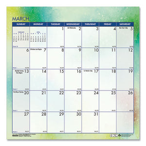 100% Recycled Cosmos Tent Calendar, 6 X 6, 2022