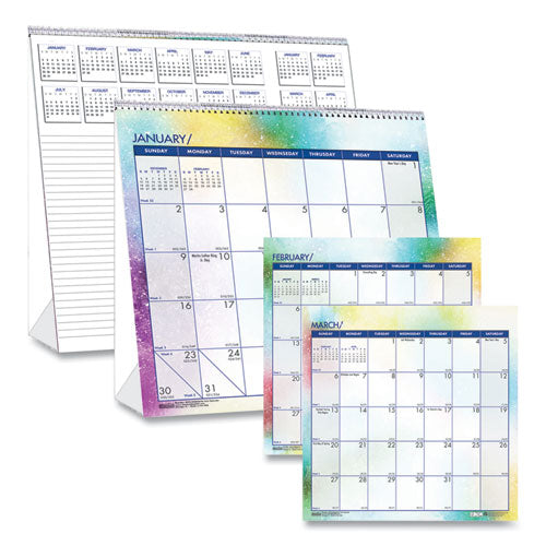 100% Recycled Cosmos Tent Calendar, 6 X 6, 2022
