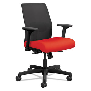 ESHONI2L1AMLC67TK - Ignition 2.0 Ilira-Stretch Low-Back Mesh Task Chair, Ruby Fabric Upholstery