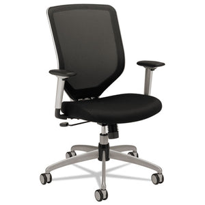 ESHONMH01MM10C - Boda Series High-Back Work Chair, Padded Mesh Seat, Mesh Back, Black