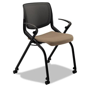 ESHONMN202SDCU24 - Motivate Seating Nesting-stacking Flex-Back Chair, Morel-shadow-black