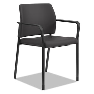 ESHONSGS6FBCU10B - Accommodate Series Guest Chair With Fixed Arms, Black Fabric