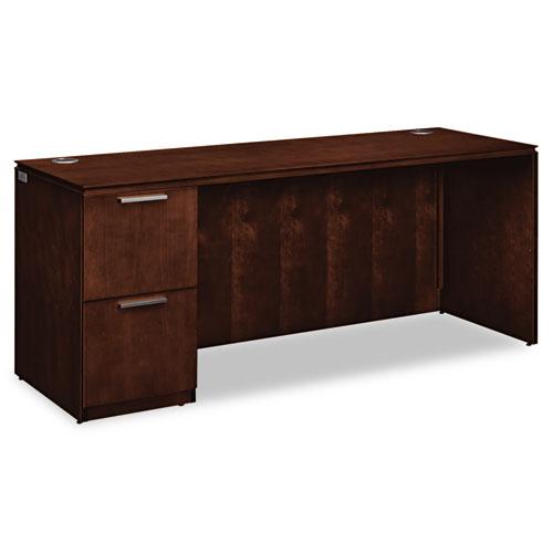 ESHONVW271LC1Z9FF - Arrive Single Pedestal Credenza, Left, 72w X 24d X 29-1-2h, Shaker Cherry