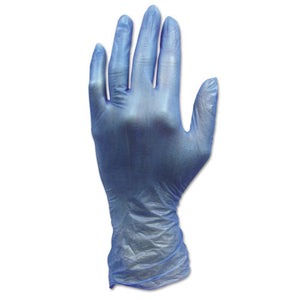 ESHOSGLV144FL - Proworks Industrial Disposable Vinyl Grade Gloves, Large, Blue, 1000-carton