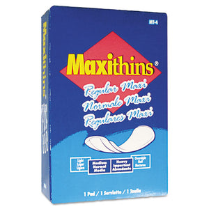 ESHOSMT4FS - Maxithins Vended Sanitary Napkins, 100-carton