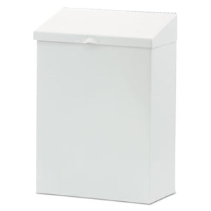 ESHOSND1W - Feminine Hygiene Waste Receptacle, 8 1-4w X 4 1-2d X 11 5-8h, Metal, White