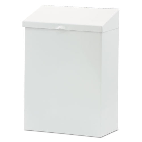 ESHOSND1W - Feminine Hygiene Waste Receptacle, 8 1-4w X 4 1-2d X 11 5-8h, Metal, White