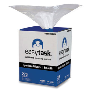 Easy Task A100 Wiper, Center-pull, 10 X 12, 275 Sheets-roll With Zipper Bag