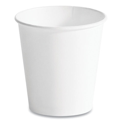 Single Wall Hot Cups, 10 Oz, White, 1,000-carton