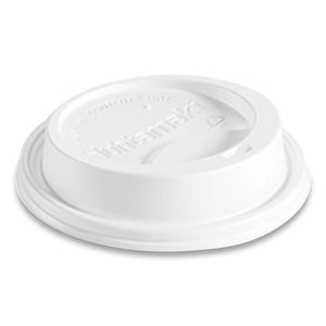 Hot Cup Lids, Fits 10-24 Oz Hot Cups, Dome Sipper, White, 1,000-carton