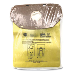 Disposable Closed Collar Vacuum Bags, Allergen Cb1, 10-pack