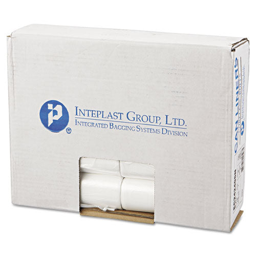 ESIBSEC242406N - Perforated High-Density Can Liners, 10gal, 24 X 24, 6mic, Natural, 1000-carton