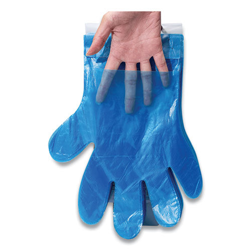 Reddi-to-go Poly Gloves On Wicket, One Size, Clear, 8,000-carton