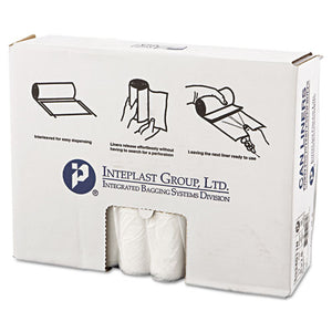 ESIBSS334011N - High-Density Can Liner, 33 X 40, 33gal, 11mic, Clear, 25-roll, 20 Rolls-carton