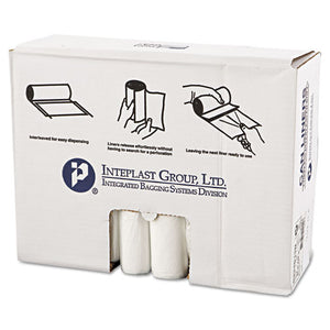 ESIBSS334013N - High-Density Can Liner, 33 X 40, 33gal, 13mic, Clear, 25-roll, 20 Rolls-carton