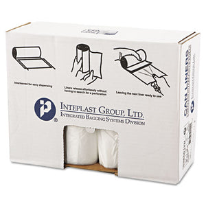 ESIBSS386012N - High-Density Can Liner, 38 X 60, 60gal, 12mic, Clear, 25-roll, 8 Rolls-carton