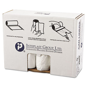 ESIBSS386014N - High-Density Can Liner, 38 X 60, 60gal, 14mic, Clear, 25-roll, 8 Rolls-carton