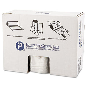 ESIBSS386022N - High-Density Can Liner, 38 X 60, 60gal, 22mic, Clear, 25-roll, 6 Rolls-carton