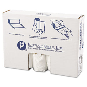 ESIBSS404812N - High-Density Can Liner, 40 X 48, 45gal, 12mic, Clear, 25-roll, 10 Rolls-carton