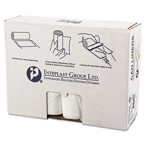 ESIBSS404816N - High-Density Can Liner, 40 X 48, 45gal, 16mic, Clear, 25-roll, 10 Rolls-carton