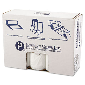 ESIBSS404817N - High-Density Can Liner, 40 X 48, 45gal, 17mic, Clear, 25-roll, 10 Rolls-carton