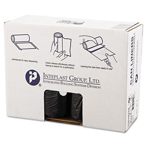 ESIBSS404822K - High-Density Can Liner, 40 X 48, 45gal, 22mic, Black, 25-roll, 6 Rolls-carton