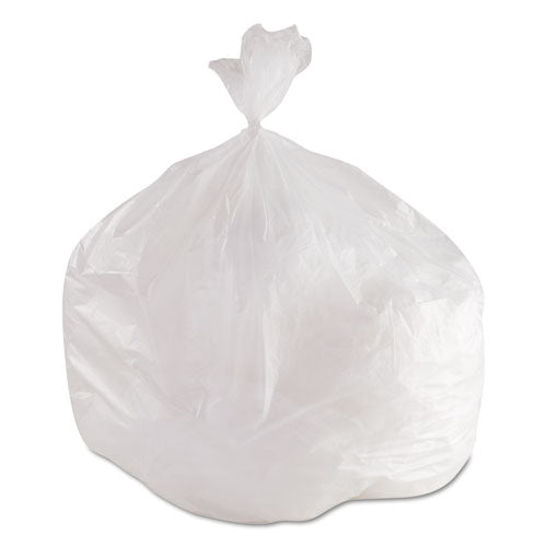 ESIBSS434822N - High-Density Can Liner, 43 X 48, 56gal, 22mic, Natural, 25-roll, 8 Rolls-carton