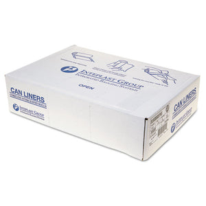 ESIBSSLW3858SPNS - LOW-DENSITY CAN LINER, 38 X 58, 60-GAL, 1.15 MIL, CLEAR, 20-ROLL, 5-CARTON