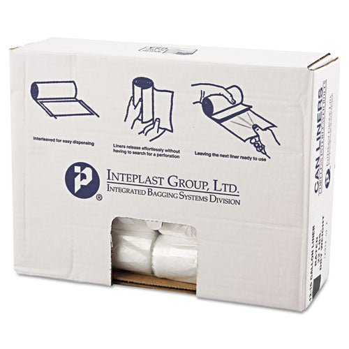 ESIBSVALH2433N8 - High-Density Can Liner, 24 X 31, 16gal, 7mic, Clear, 50-roll, 20 Rolls-carton