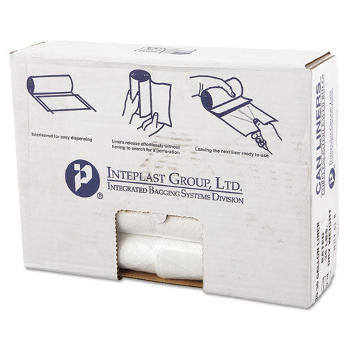 ESIBSVALH3037N13 - High-Density Can Liner, 30 X 36, 30gal, 11mic, Clear, 25-roll, 20 Rolls-carton