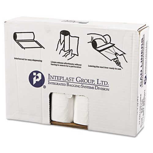 ESIBSVALH3340N16 - High-Density Can Liner, 33 X 39, 33gal, 14mic, Clear, 25-roll, 10 Rolls-carton