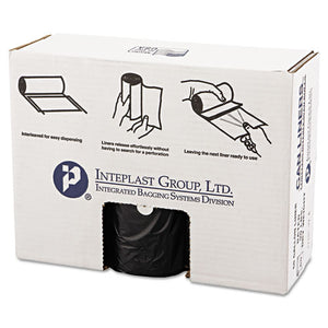 ESIBSVALH3860K22 - High-Density Can Liner, 38 X 58, 60gal, 19mic, Black, 25-roll, 6 Rolls-carton