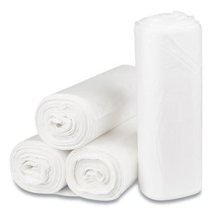 Low-density Commercial Can Liners, 45 Gal, 0.8 Mil, 40" X 46", Natural, 25 Bags-roll, 4 Rolls-carton