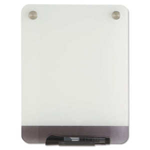 ESICE31110 - Clarity Glass Personal Dry Erase Boards, Ultra-White Backing, 9 X 12