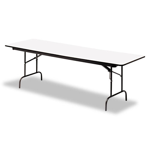 ESICE55217 - Premium Wood Laminate Folding Table, Rectangular, 60w X 30d X 29h, Gray-charcoal