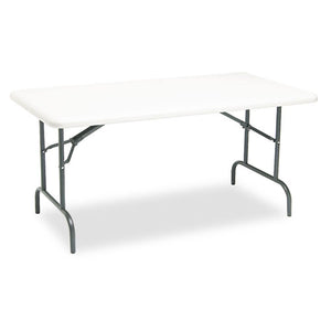 ESICE65213 - INDESTRUCTABLES TOO 1200 SERIES FOLDING TABLE, 60W X 30D X 29H, PLATINUM