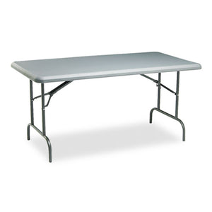 ESICE65217 - INDESTRUCTABLES TOO 1200 SERIES FOLDING TABLE, 60W X 30D X 29H, CHARCOAL