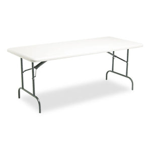 ESICE65223 - INDESTRUCTABLES TOO 1200 SERIES FOLDING TABLE, 72W X 30D X 29H, PLATINUM