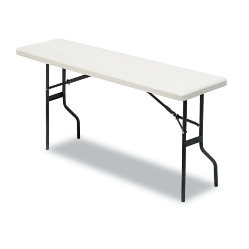 ESICE65353 - INDESTRUCTABLES TOO 1200 SERIES FOLDING TABLE, 60W X 18D X 29H, PLATINUM