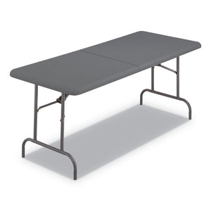 ESICE65467 - INDESTRUCTABLES TOO 1200 SERIES FOLDING TABLE, 30W X 72D X 29H, CHARCOAL