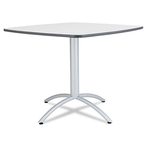 ESICE65617 - Cafe Table, Breakroom Table, 36w X 36d X 30h, Gray Melamine Top, Steel Legs